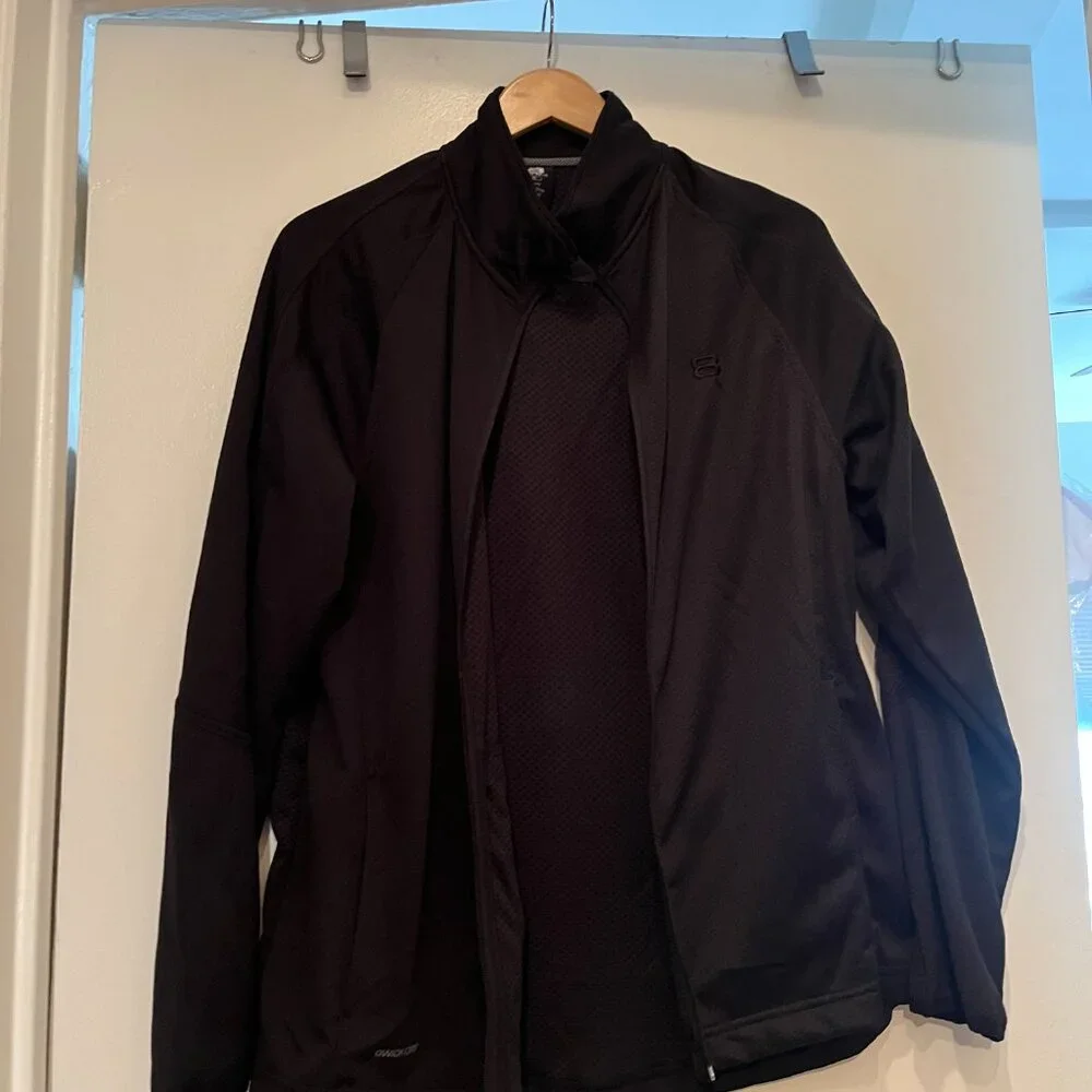 Zipper Front NWT Black Athletic Jacket by‎ Layer 8 Qwick Dry - NWT Size Medium